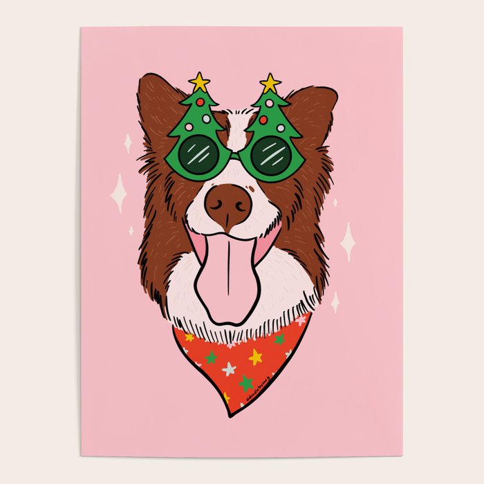 Christmas Dog Poster Gallery Image 1