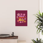 Here Comes the Sun - Pink and Magenta Poster Gallery Image 2