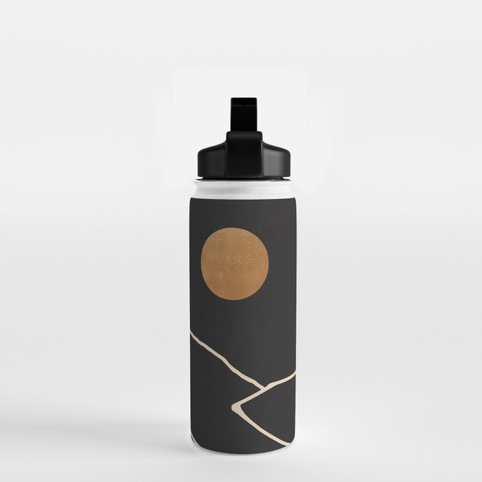 Minimal Abstract Art Landscape 38 Water Bottle Gallery Image 2