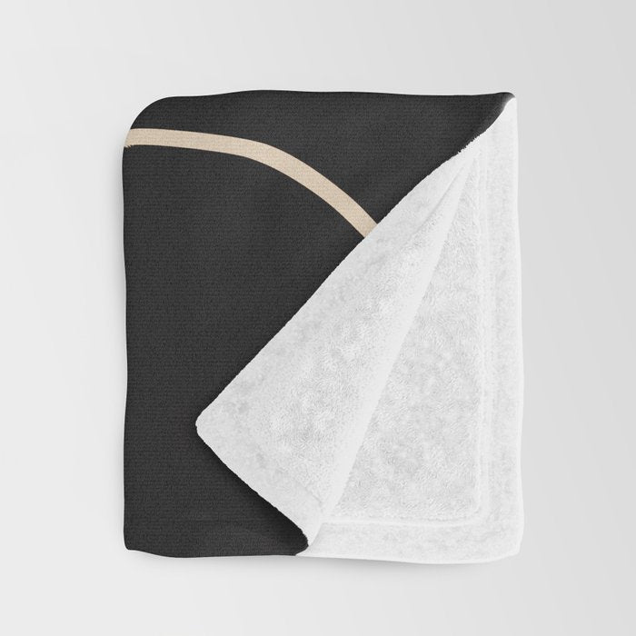 Minimal Abstract Art Landscape 38 Throw Blanket Gallery Image 3