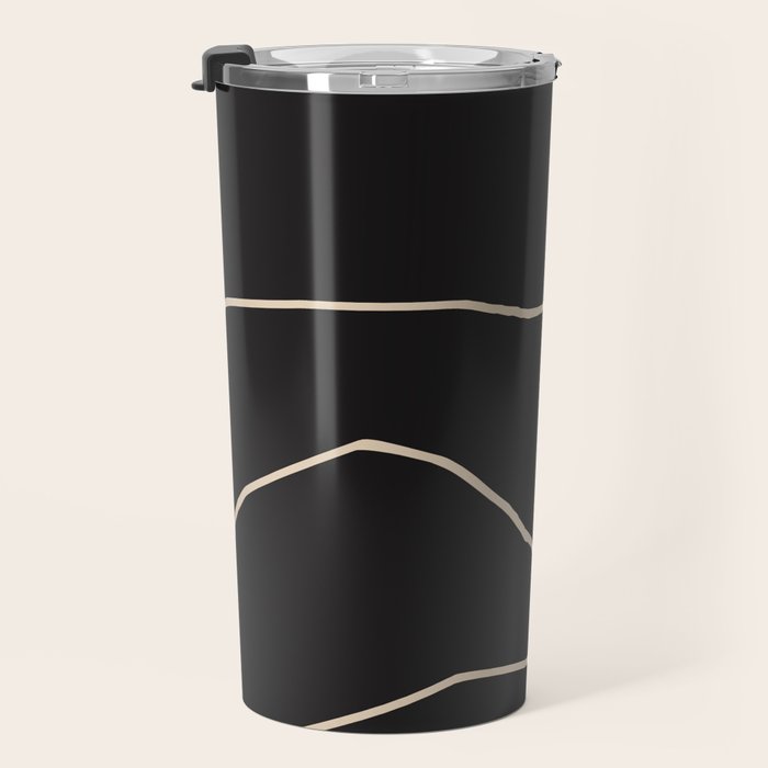 Minimal Abstract Art Landscape 38 Travel Mug Gallery Image 3
