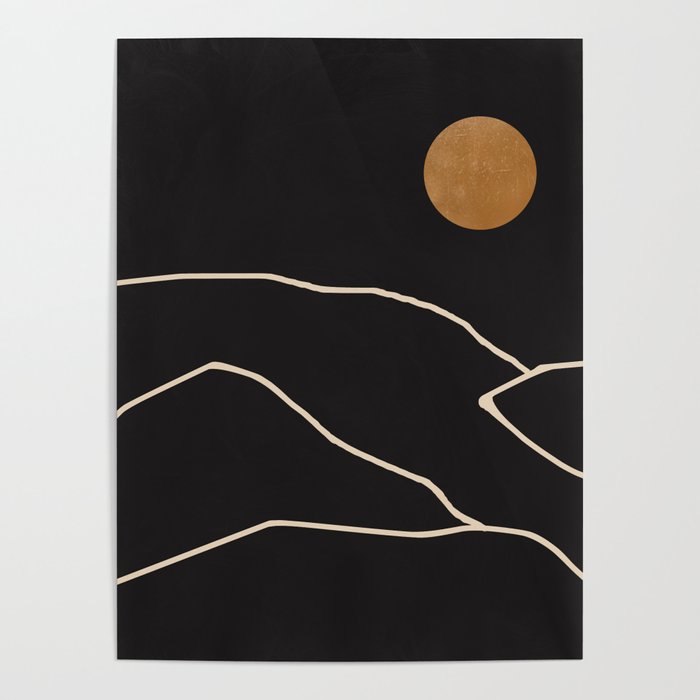 Minimal Abstract Art Landscape 38 Poster Gallery Image 4