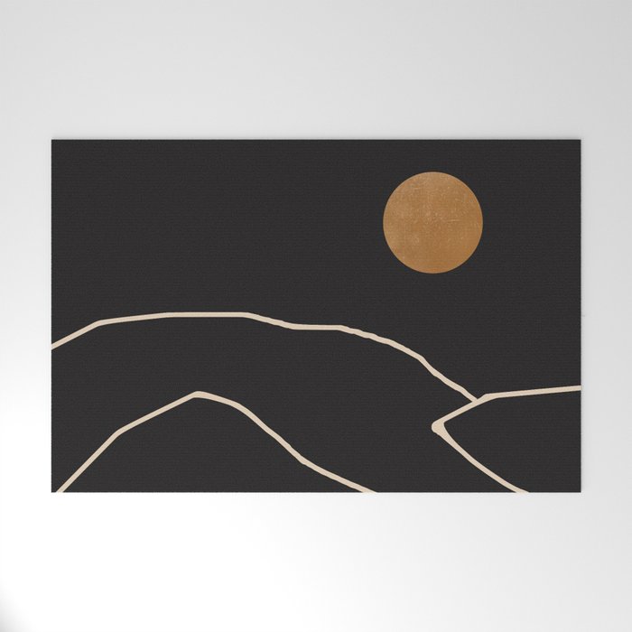 Minimal Abstract Art Landscape 38 Welcome Mat Gallery Image 1