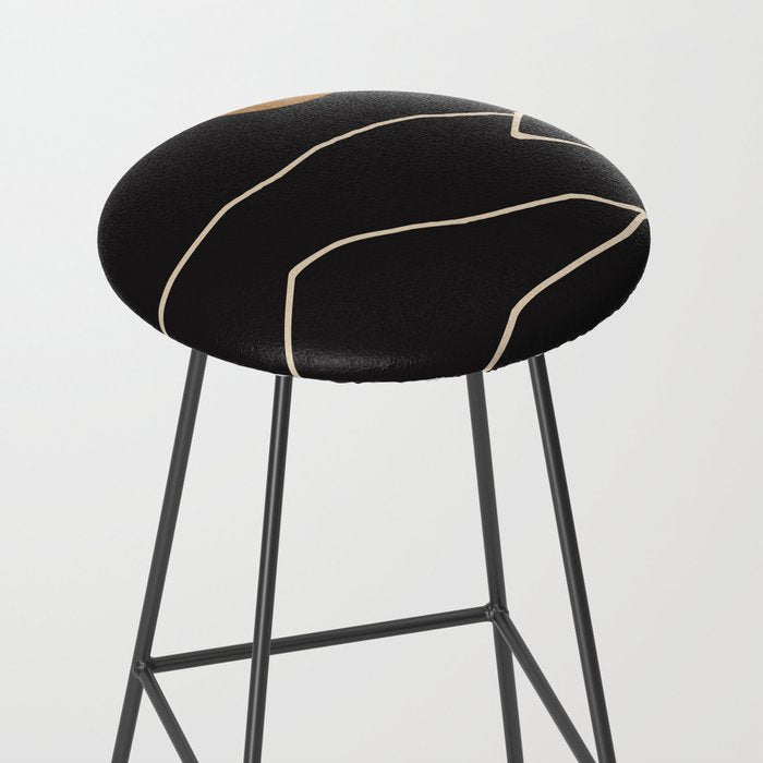 Minimal Abstract Art Landscape 38 Stool Gallery Image 2