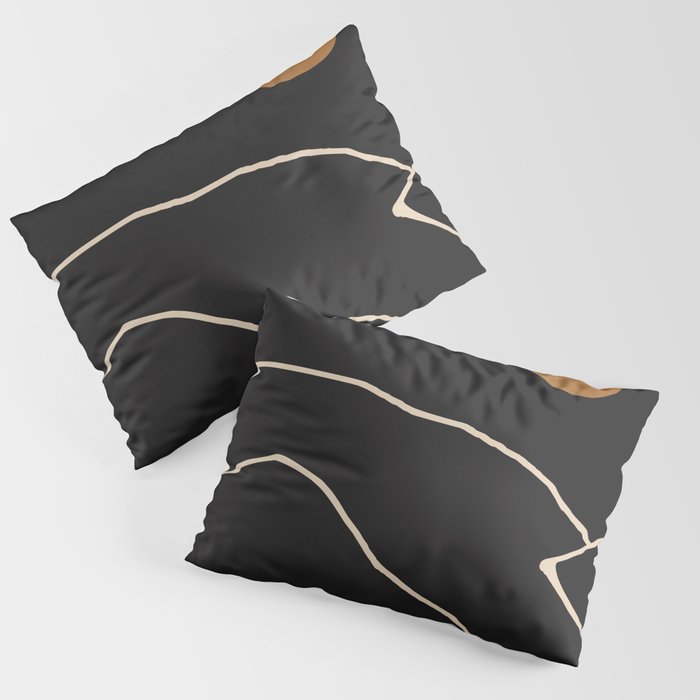 Minimal Abstract Art Landscape 38 Pillow Sham Gallery Image 3