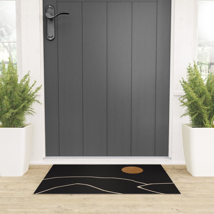 Minimal Abstract Art Landscape 38 Welcome Mat Gallery Image 3