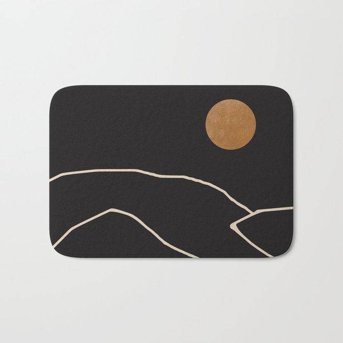 Minimal Abstract Art Landscape 38 Bath Mat Gallery Image 1