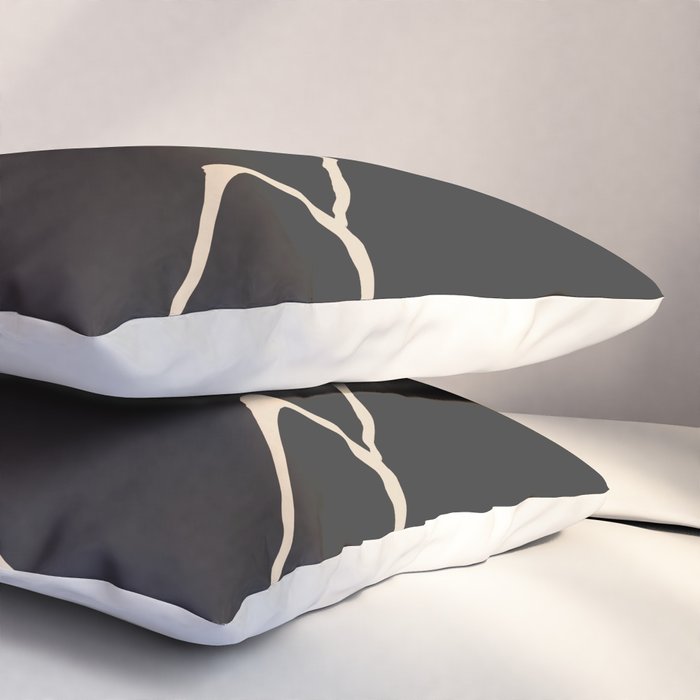 Minimal Abstract Art Landscape 38 Pillow Sham Gallery Image 3