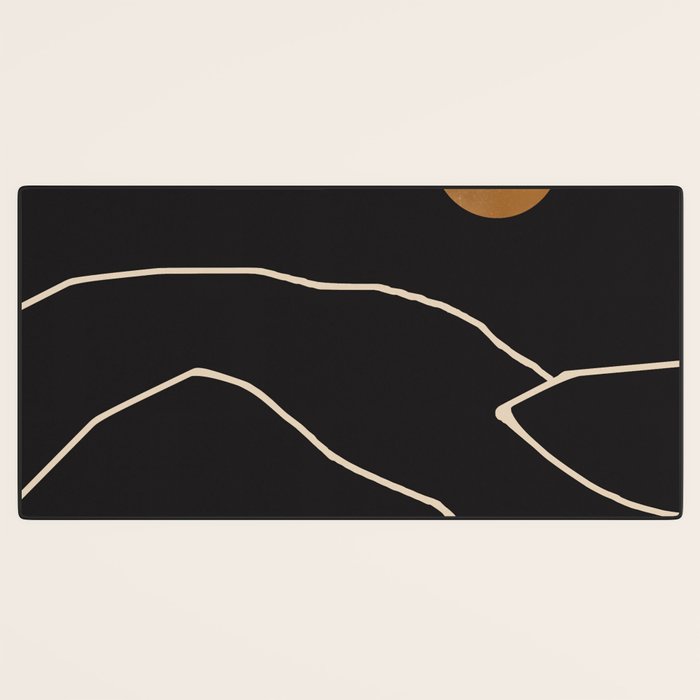 Minimal Abstract Art Landscape 38 Desk Mat Gallery Image 3