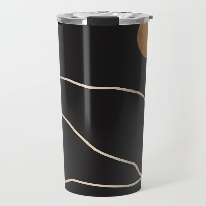 Minimal Abstract Art Landscape 38 Travel Mug Gallery Image 1