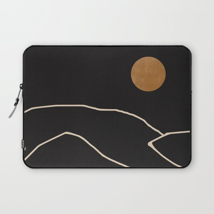 Minimal Abstract Art Landscape 38 Laptop Sleeve Gallery Image 1