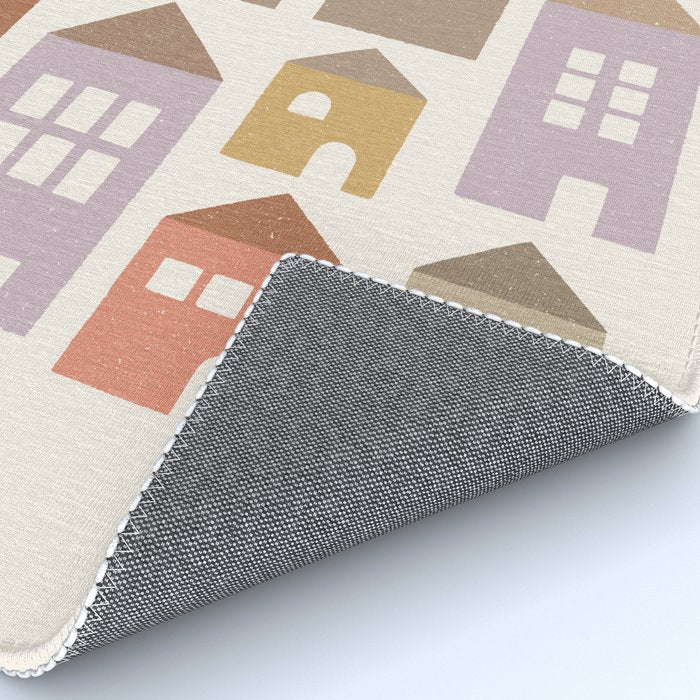 Happy Houses - Earth Tones Rug Gallery Image 4