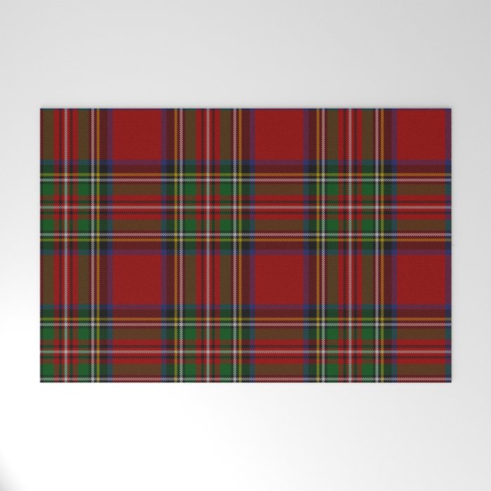 Royal Stewart Tartan Clan Welcome Mat Gallery Image 1