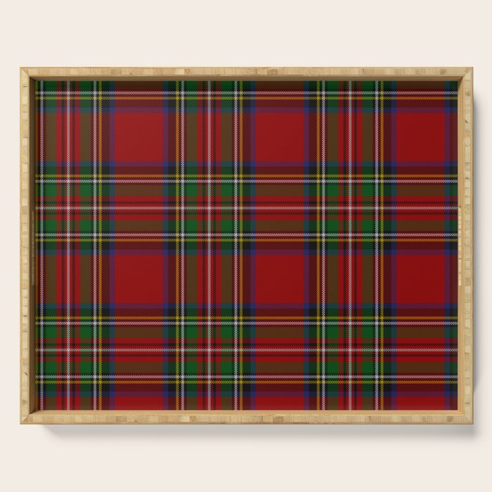 Royal Stewart Tartan Clan Serving Tray Gallery Image 1