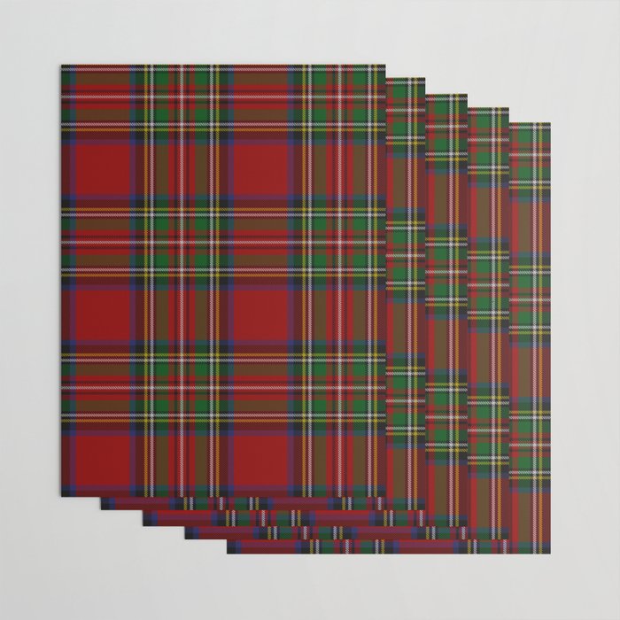 Royal Stewart Tartan Clan Wrapping Paper Gallery Image 3