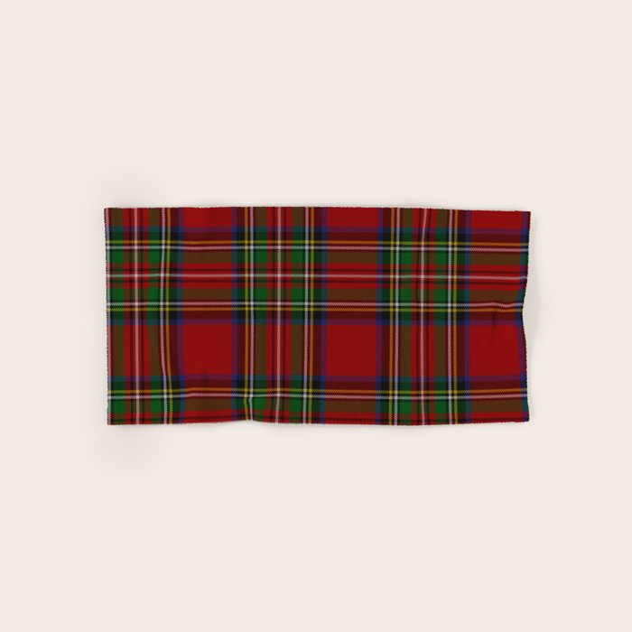 Royal Stewart Tartan Clan Bath Towel Gallery Image 1