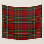 Royal Stewart Tartan Clan Wall Tapestry Gallery Image 4
