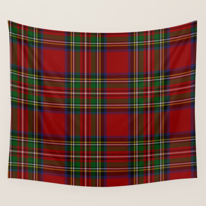Royal Stewart Tartan Clan Wall Tapestry Gallery Image 4