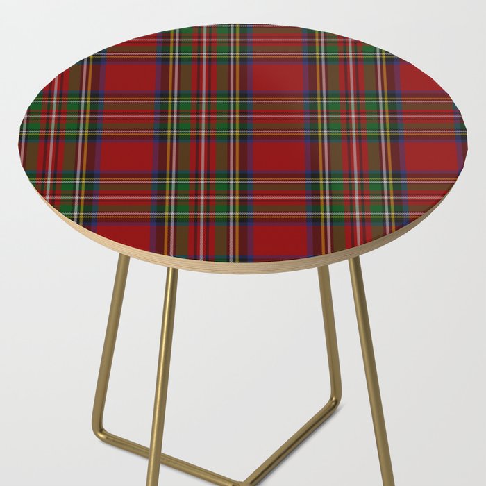 Royal Stewart Tartan Clan Side Table Gallery Image 2