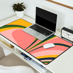 Spring Color Swirl Desk Mat Gallery Image 2