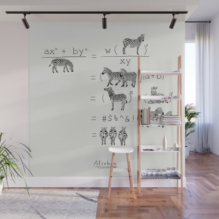 Alzebra Wall Mural Gallery Image 1