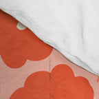 Bold Flower - Red and Peach Comforter Gallery Image 4