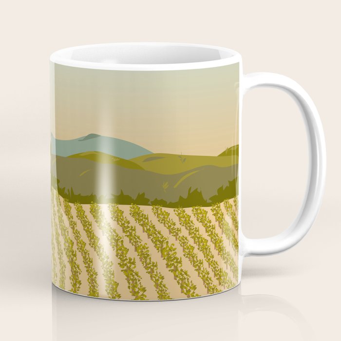 Santa Rosa, California Vineyard Coffee Mug Gallery Image 1