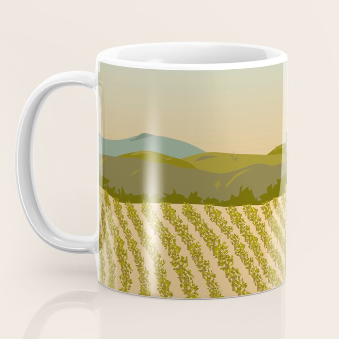 Santa Rosa, California Vineyard Coffee Mug Gallery Image 3