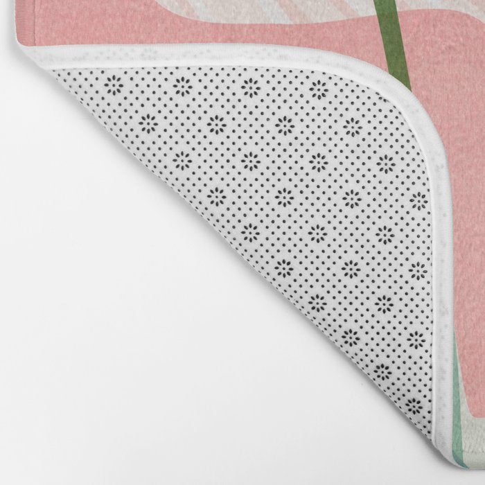 Pink Desert Abstract Landscape Bath Mat Gallery Image 2