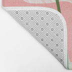 Pink Desert Abstract Landscape Bath Mat Gallery Image 2