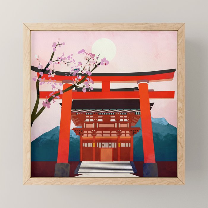 kyoto japan travel Mini Art Print Gallery Image 1