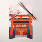 kyoto japan travel Wrapping Paper Gallery Image 1