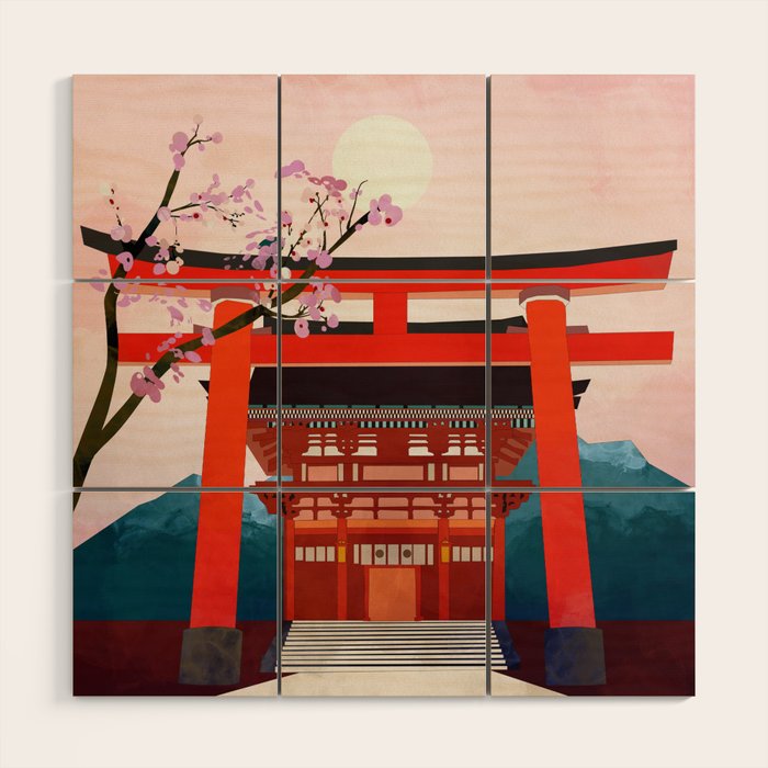 kyoto japan travel Wood Wall Art Gallery Image 1