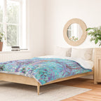 Van Gogh Trees & Underwood Aqua Lavender Duvet Cover Gallery Image 2