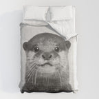 Otter - Black & White Comforter Gallery Image 6