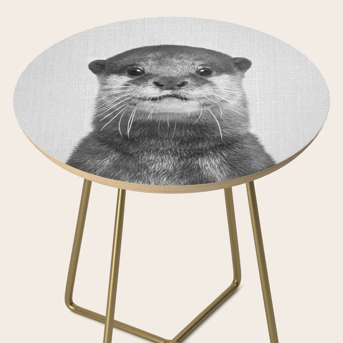 Otter - Black & White Side Table Gallery Image 2