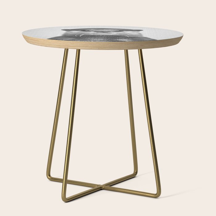Otter - Black & White Side Table Gallery Image 1