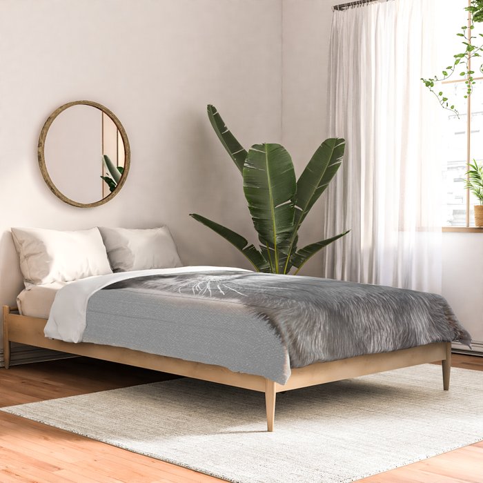 Otter - Black & White Comforter Gallery Image 2