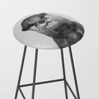 Otter - Black & White Stool Gallery Image 2