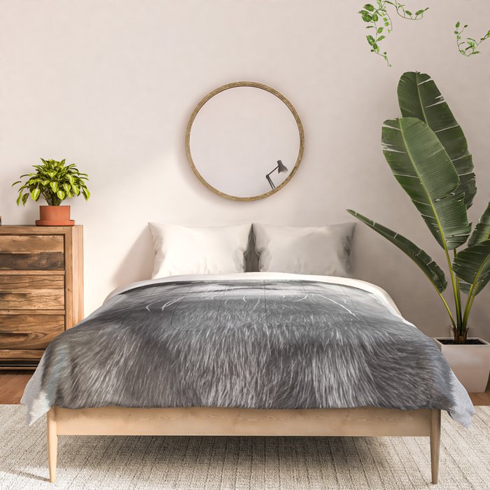 Otter - Black & White Comforter Gallery Image 3