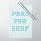 Pray For Surf Wrapping Paper Gallery Image 1