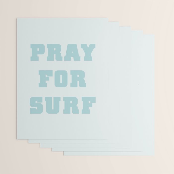 Pray For Surf Wrapping Paper Gallery Image 3
