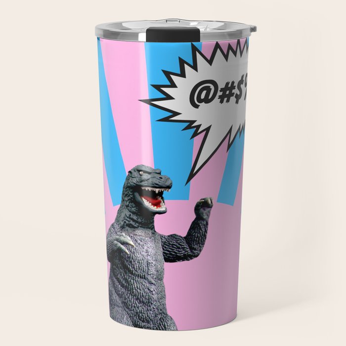 Monster in Town (@#%!) Travel Mug Gallery Image 1