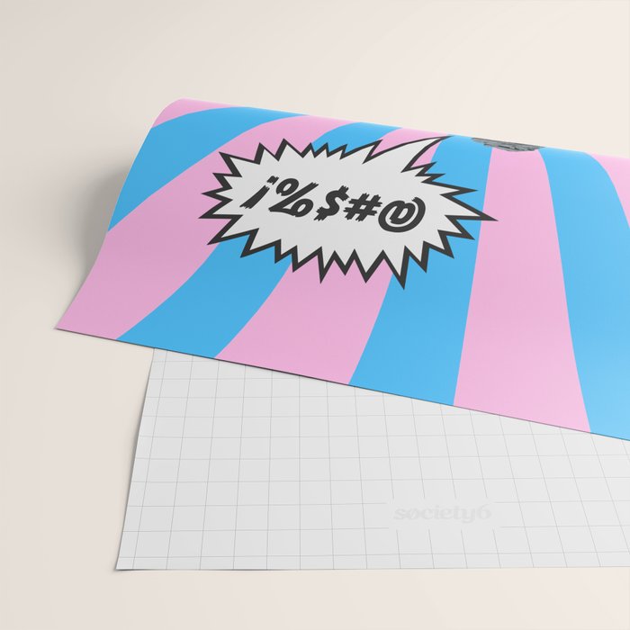 Monster in Town (@#%!) Wrapping Paper Gallery Image 2
