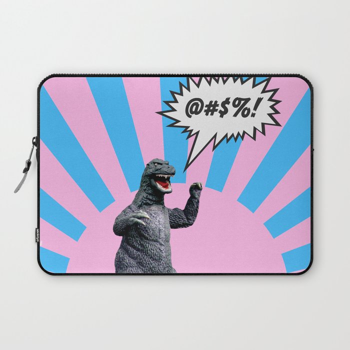 Monster in Town (@#%!) Laptop Sleeve Gallery Image 1