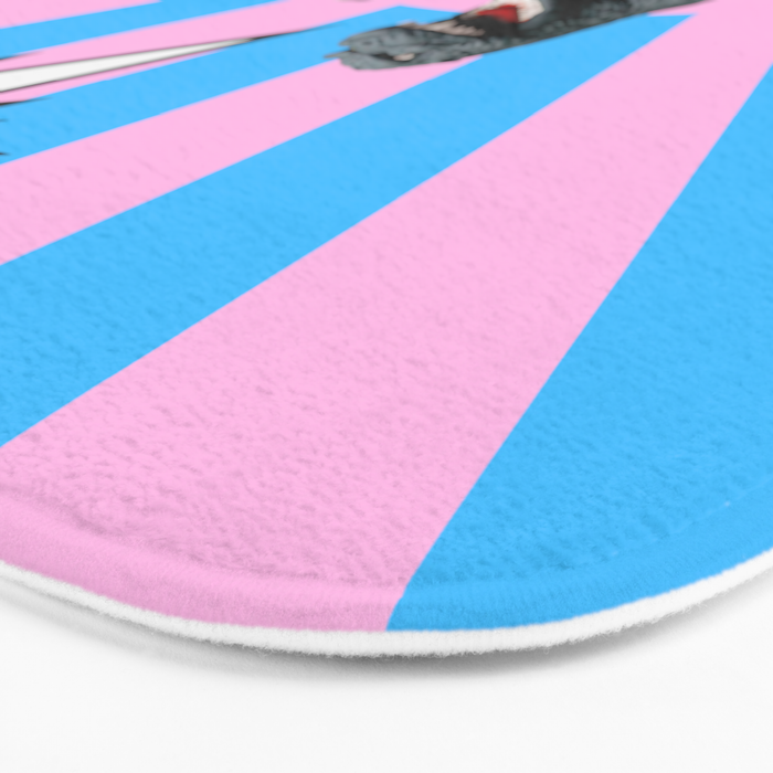 Monster in Town (@#%!) Bath Mat Gallery Image 3