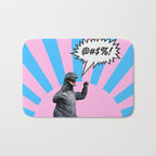 Monster in Town (@#%!) Bath Mat Gallery Image 1