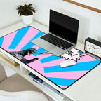 Monster in Town (@#%!) Desk Mat Gallery Image 2