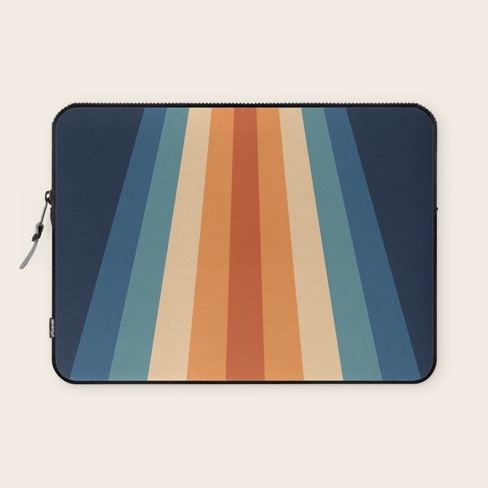 70's Retro Stripes Laptop Sleeve Gallery Image 1