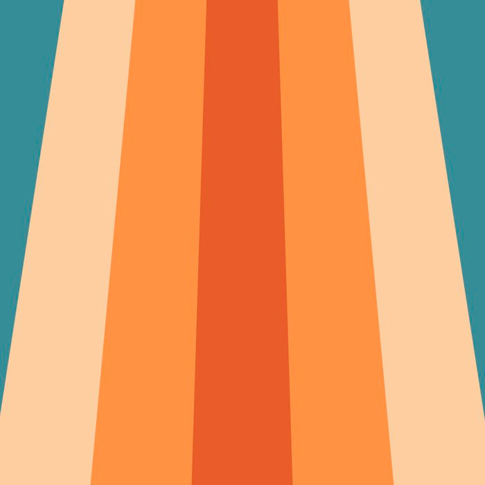 70's Retro Stripes Coffee Mug Gallery Image 2